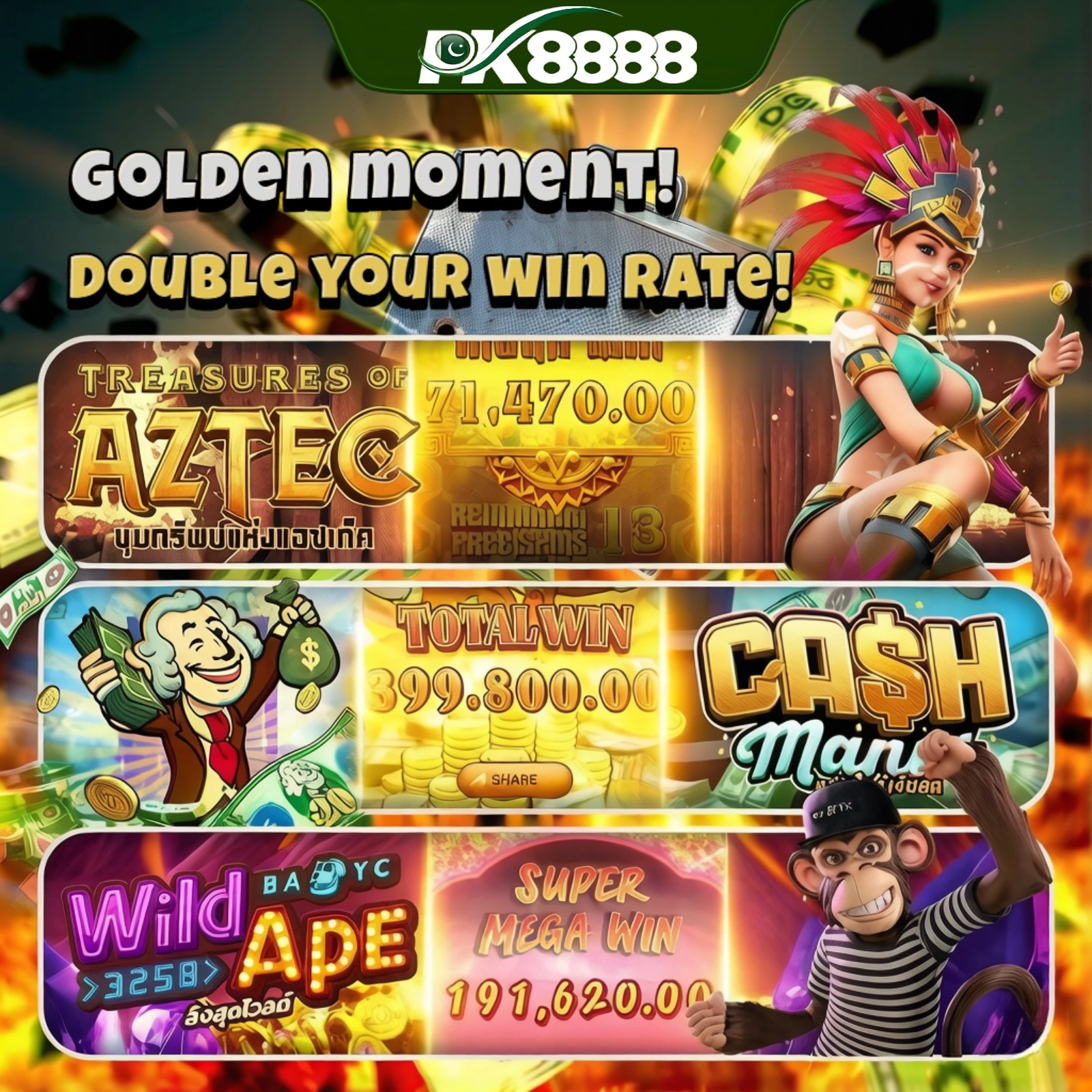 how to earn money on PK8888 Game