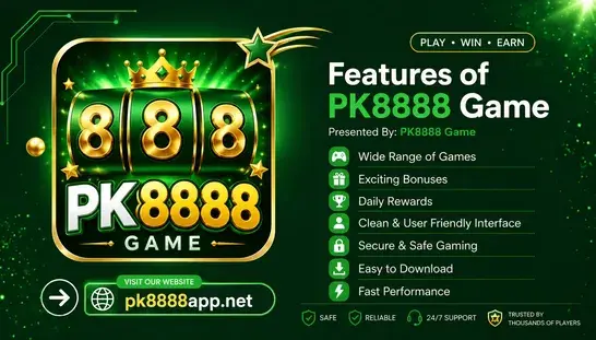 PK8888 Game Features