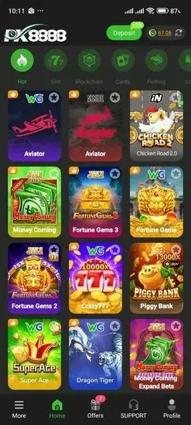 PK8888 Game Interface